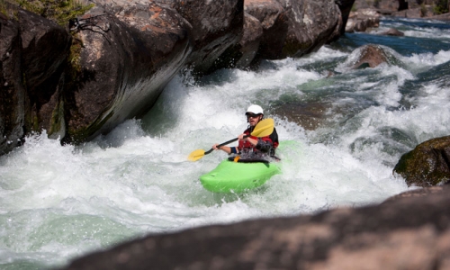 Kayaking the Clarks Fork of the Yellowstone River in Wyoming