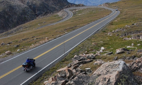 Motorcycle Beartooth Highway