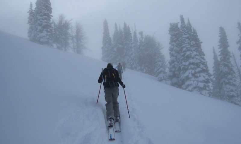 Skiing Backcountry