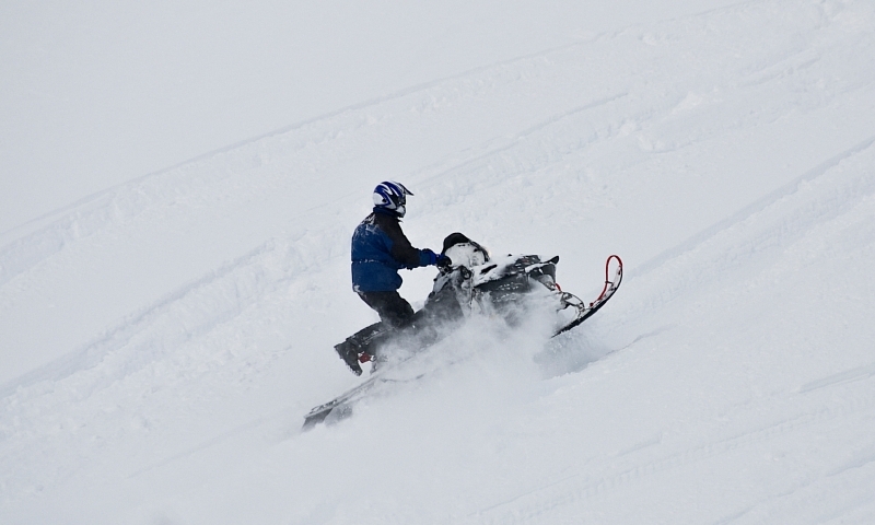 Snowmobiling
